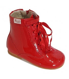 Patent Boot red