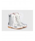 PATENT LEATHER BOOTS ANGELITOS 1000 silver