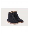 AngelitoS Boots in Suede 1006 navy