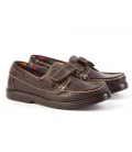 Boys leather shoes Angelitos 591 choco
