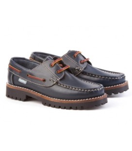 Boys leather shoes Angelitos 805 navy