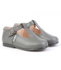 T- bar boys shoes Angelitos 503 grey