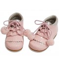 Pom pom Boots in patent combi pink 5025