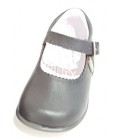 457 Girls shoes in leather grey