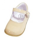 457 Girls shoes in patent camel