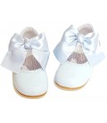 Mary Jane patent leather 4199 sky blue with Julieta bow
