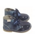 Girls boots patent 5151 navy