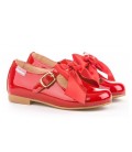 GIRLS SHOES BALLERINA PATENT ANGELITOS 516 red