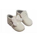 Baby boots with velvet bow 5161