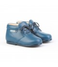 Girls Leather boots Angelitos 422 blue