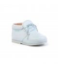 Girls Leather boots Angelitos 422 sky-blue