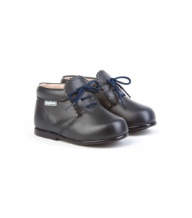 Girls Leather boots Angelitos 422 navy