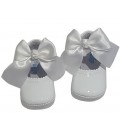Zapatos de Canastilla para bebè blanco 712