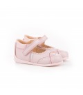 Leather Mary Jane Angelitos with velcro 614 pink
