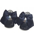 Zapato de Canastilla para bebè marino 712